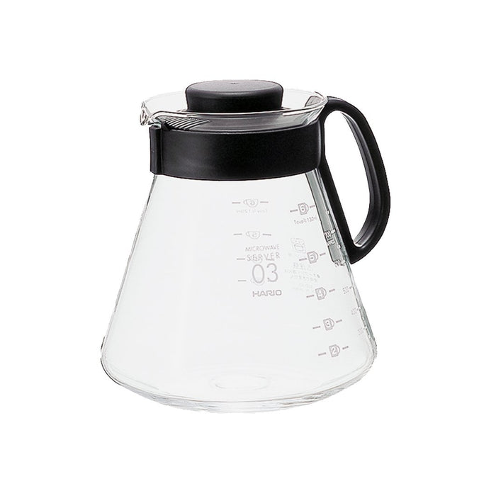 Hario V60 系列伺服器 800 毫升黑色 - 正宗日本工藝