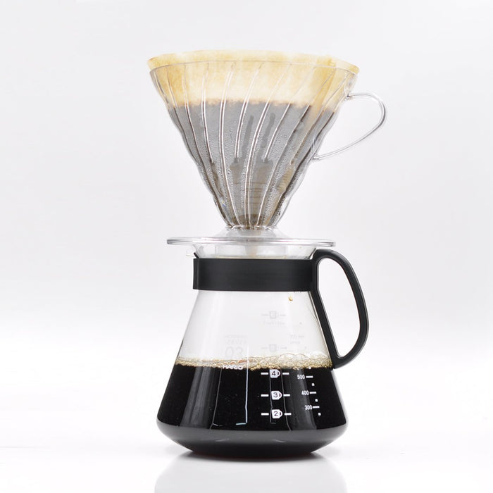 Hario V60 系列伺服器 800 毫升黑色 - 正宗日本工藝