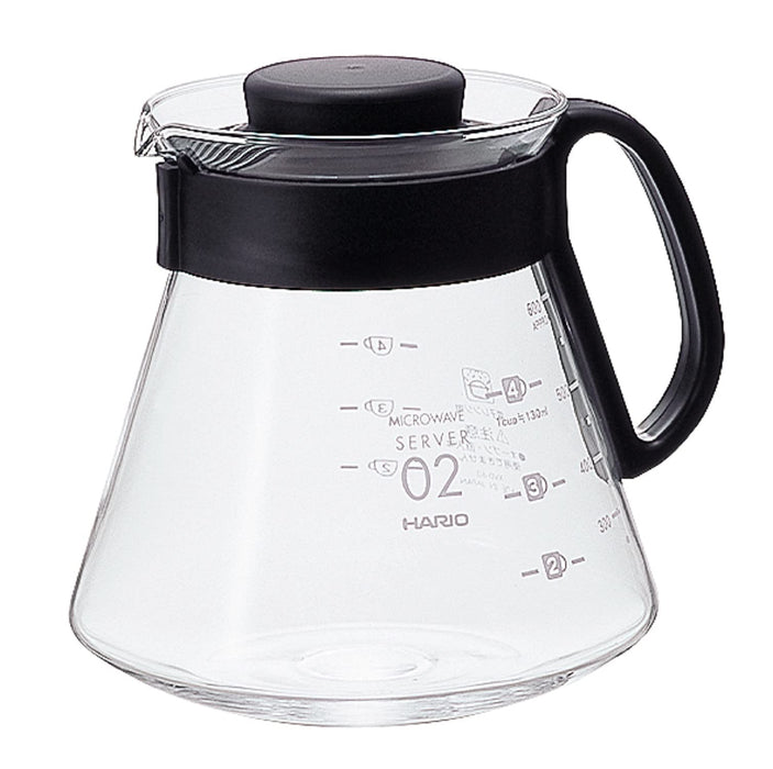 Hario V60 黑色系列服务器 - 日本，2-5 杯（Xvd-60B）