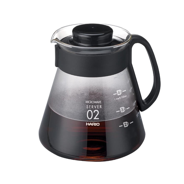 Hario V60 黑色系列服务器 - 日本，2-5 杯（Xvd-60B）