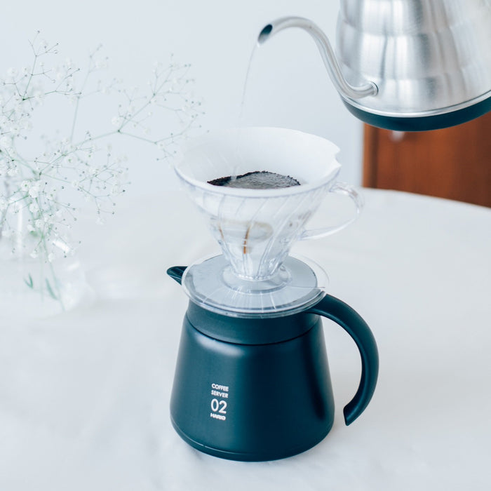 Hario V60 黑色耐熱不鏽鋼伺服器 600 - 日本製造伺服器