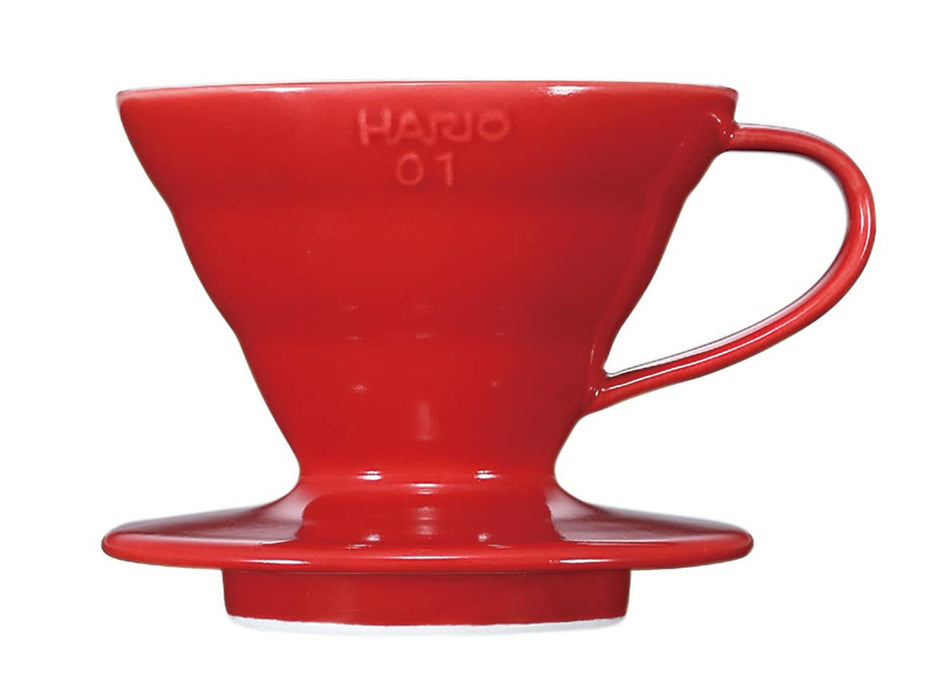 Hario V60 陶瓷滴头 01 红色 1-2 杯 VDCR-01-R