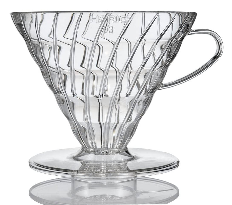 Hario V60 Transparent Dripper 03 Clear VDR-03-T 1-6 Cups Coffee Japan