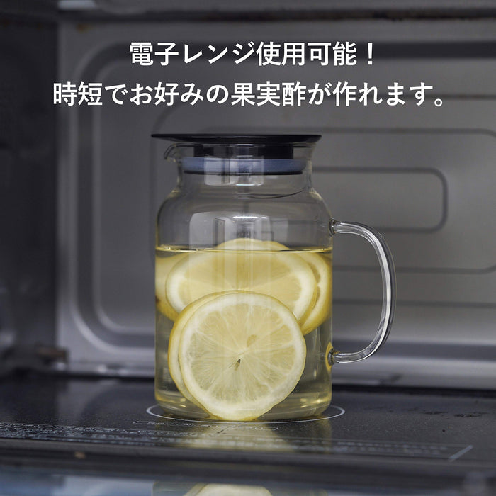 Hario 1000ml 黑醋儲存容器 - 日本製造