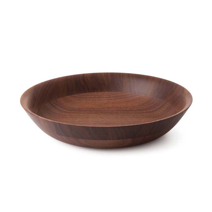 Hikiyose Large Walnut Wooden Dish - Premium Quality