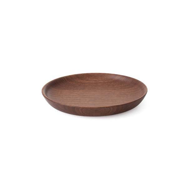 Hikiyose Walnut Wooden Plate - Medium Priority