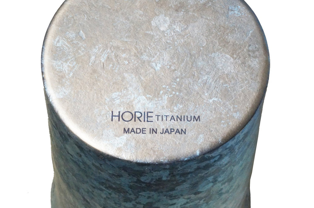 Horie 日本 Tsubame 鈦雙層玻璃杯 - 漸層藍 2 件套