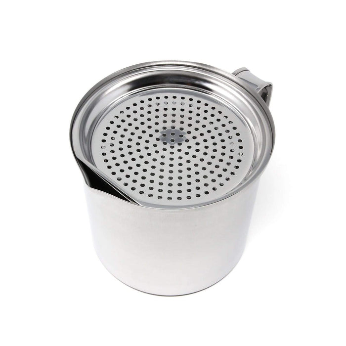 Ichibishi Stainless Steel Oil Storage Pot - Premium Japanese Design