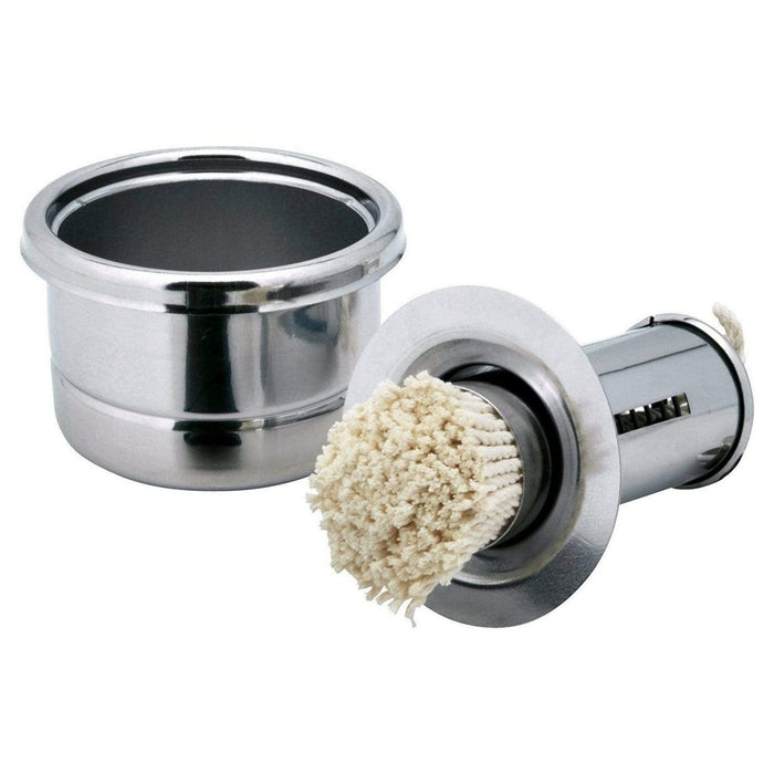 Ichibishi Stainless Steel Takoyaki Basting Mop Oil Dispenser - Large Cotton Head Removable