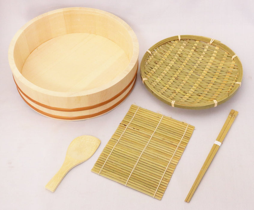 Ichihara Woodworks 27Cm Temaki Sushi Set - Japan Beige