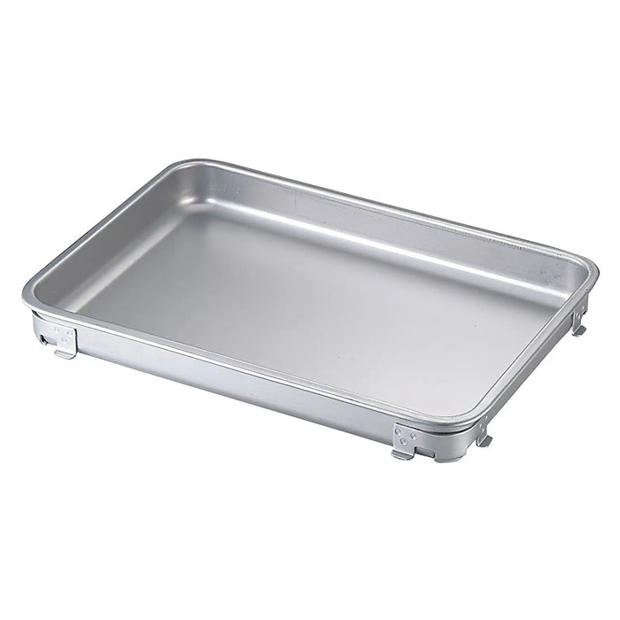 Ikeda Anodized Aluminum Tray for Gyoza & Perishables - 480x340x45mm