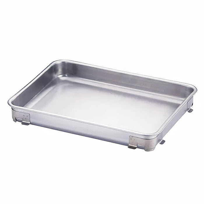 Ikeda Eco-Clean Stainless Steel Stackable Tray - 480x340x45mm