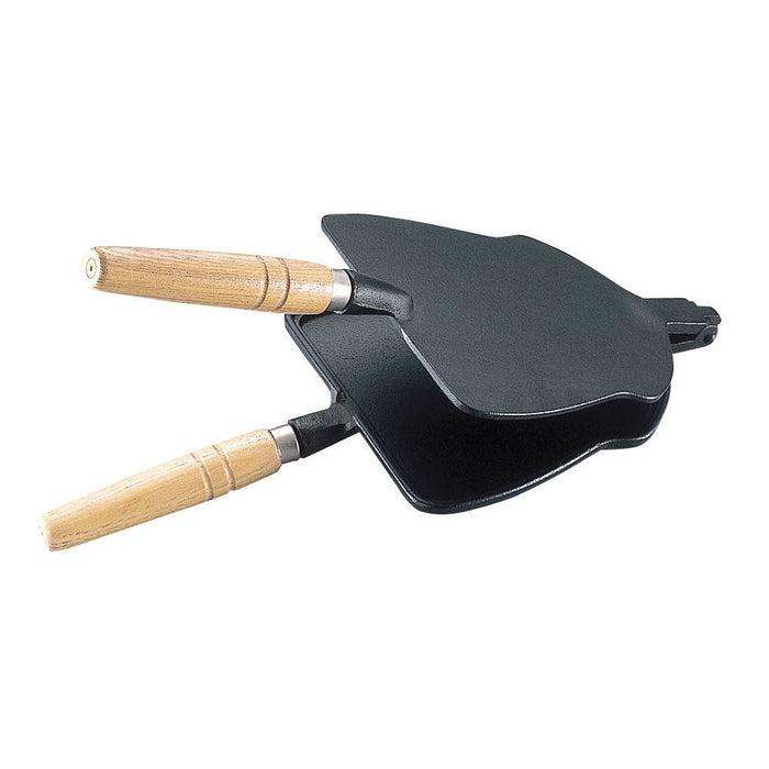 Ikenaga Cast Iron Ikayaki Squid Pancake Maker - Create Delicious Squid Pancakes with Ease