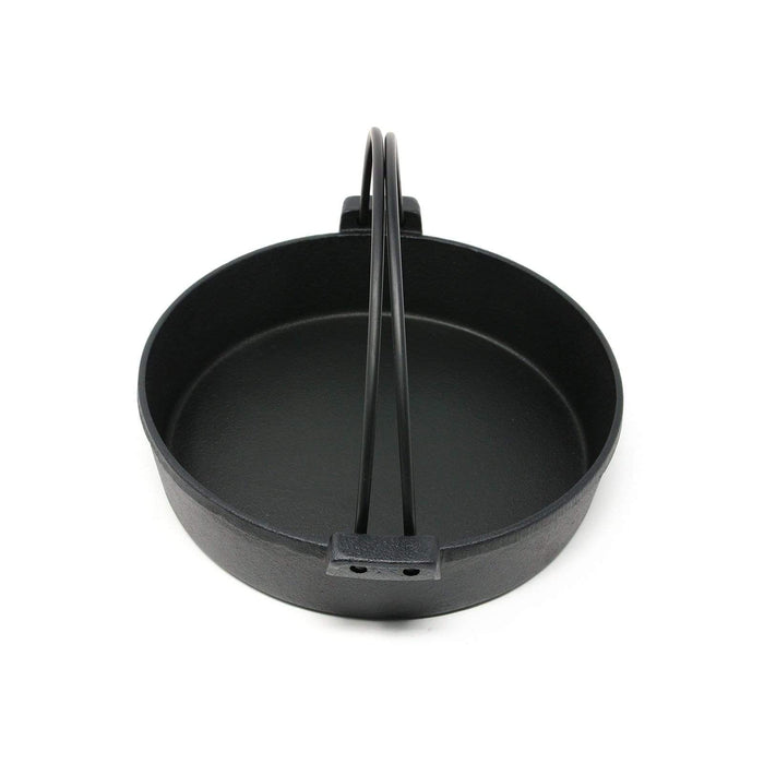 Ikenaga 24cm Induction Cast-Iron Sukiyaki Pan with Dual Handles