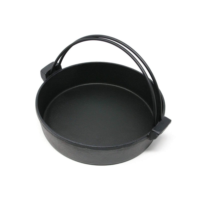 Ikenaga 28cm Induction Cast-Iron Sukiyaki Pan with Dual Handles