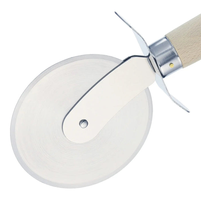 Inteckaneki Large Stainless Steel Pizza Cutter - Efficient and Durable