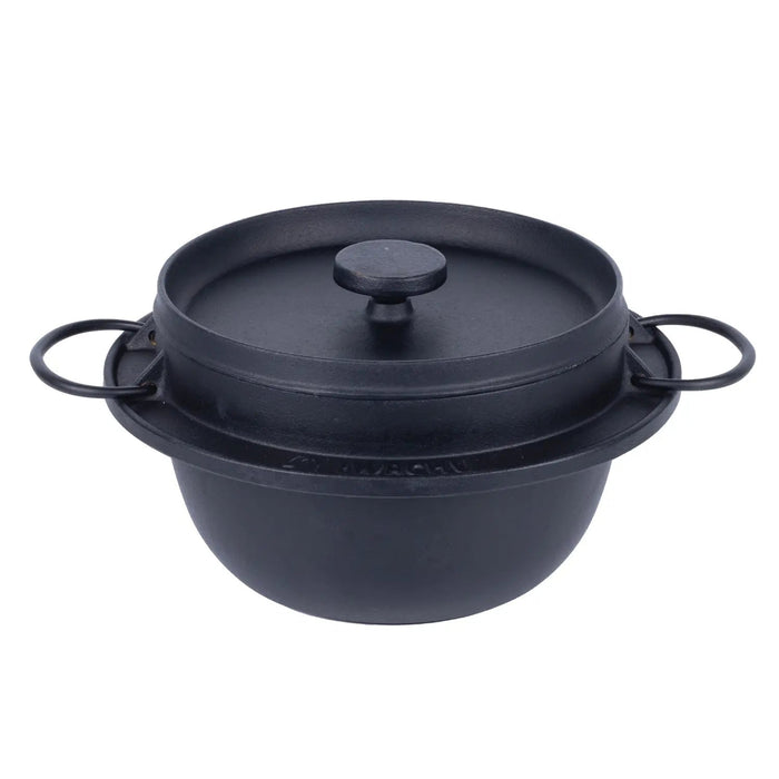 Iwachu Japan Cast Iron Rice Cooker Casserole - Authentic Japanese Cookware for Delicious Rice Meals