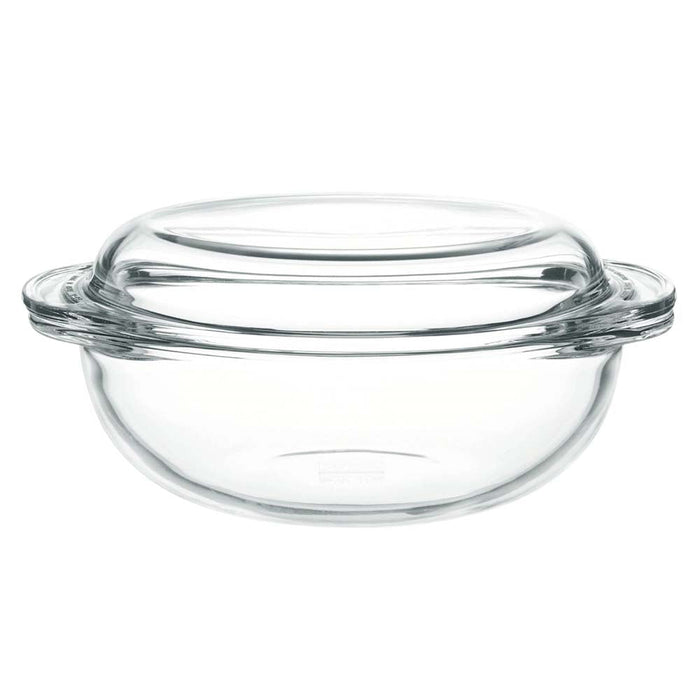 Iwaki Glass Casserole Dish - Heat Resistant and Durable