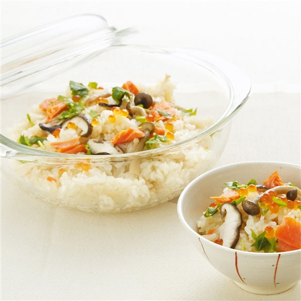 Iwaki Glass Casserole Dish - Heat Resistant and Durable