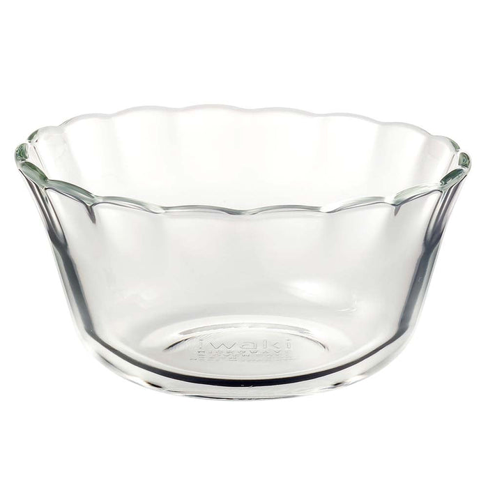 Iwaki 180ml Heat Resistant Glass Custard Cup - Durable and User-Friendly