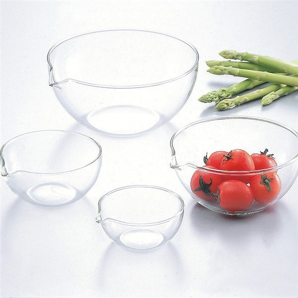 Iwaki 100ml Glass Lipped Bowl - Heat Resistant & Durable