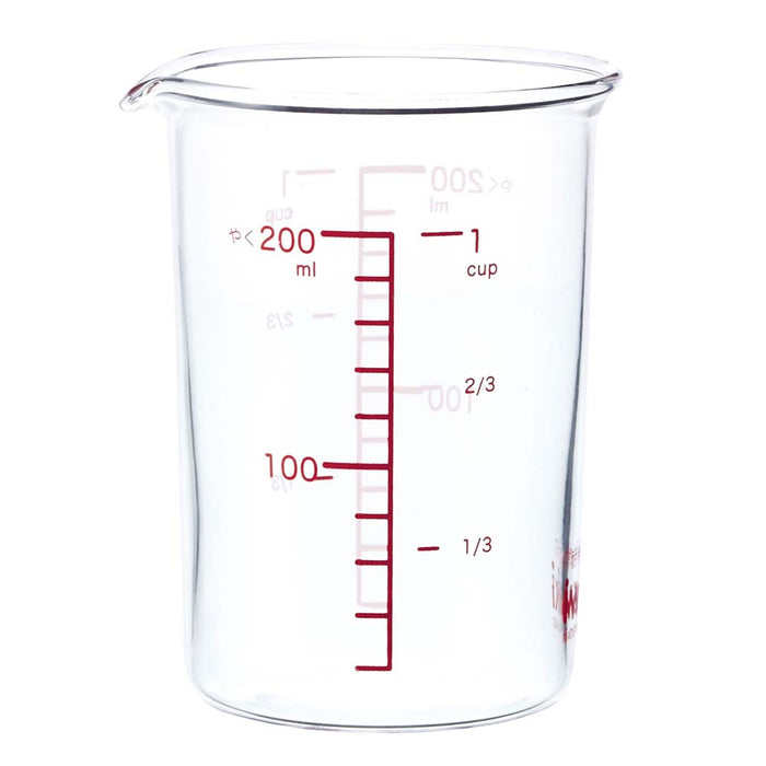 Iwaki 200ml Heat-Resistant Glass Measuring Cup