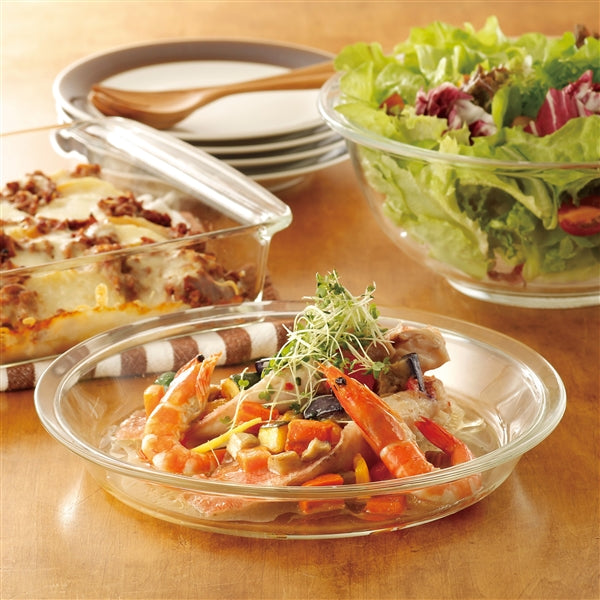 Iwaki Large Heat-Resistant Glass Pie Plate