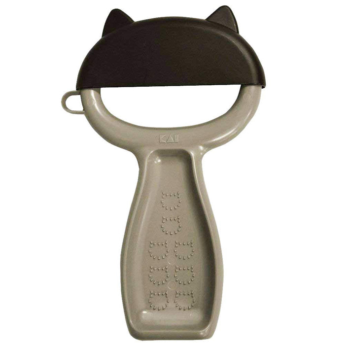 Kai Nyammy Cat Peeler w/Hat-Shaped Cover - Made in Japan DH2720