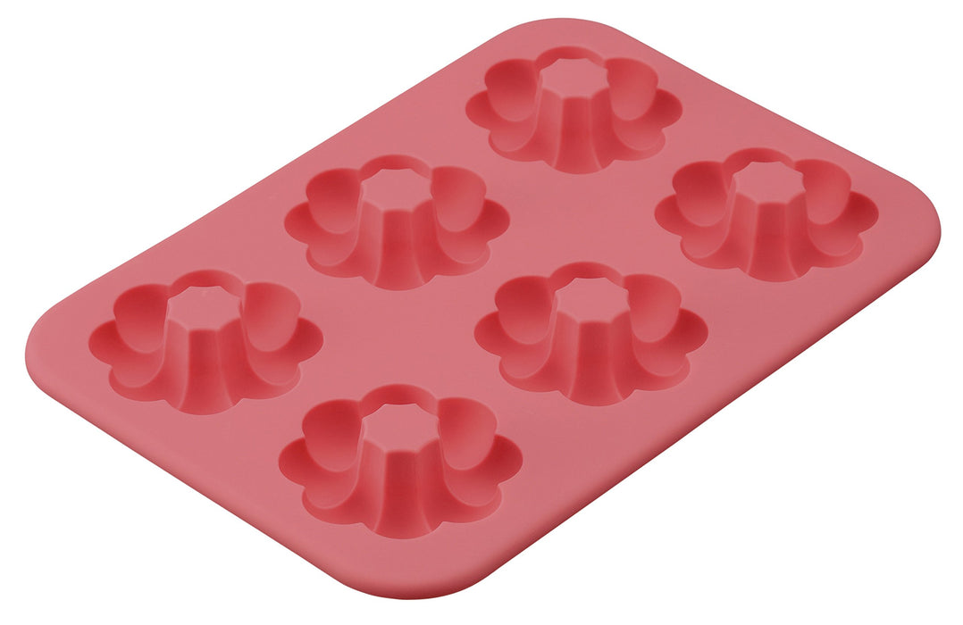 Kai Dl6246 Silicone Donut Shape 6Pcs Heat Resistant