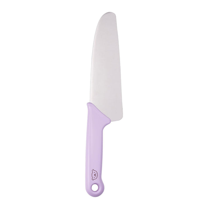 Kai Corporation Children's Knife FG5202 - Round Blade Dishwasher Safe Little Chef Club Koala Lavender