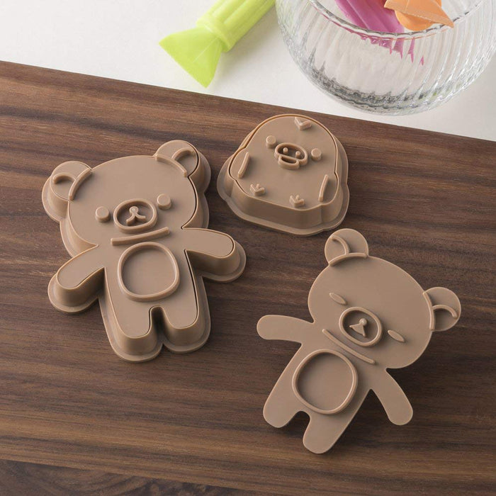 Kai Corporation Rilakkuma Cookie Mold Stamp - Japanese Made Expression Cuddle