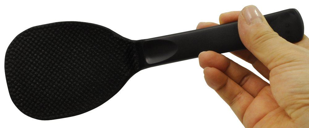 Kai Corp Rice Scoop Spatula Japan Dh5590 Non-Stick Black Series