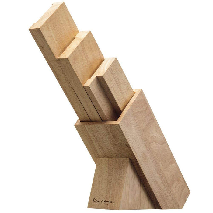 Kai Corp Ap5321 Knife Block Wooden House Select