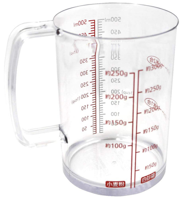 Kai 500ml Heat-Resistant Measuring Cup Pour Anywhere Made in Japan DH7121