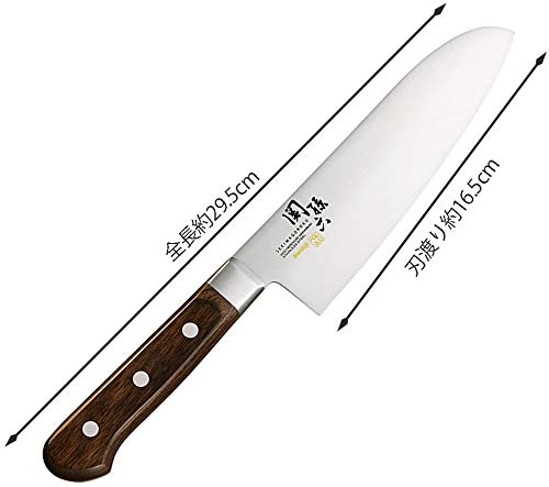 Kai Santoku 刀 165 毫米 AB5437 日本制造，Seki Magoroku 出品