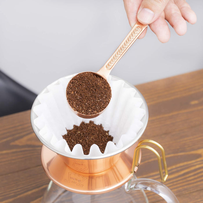 Kalita Wave Copper Coffee Dripper - Japanese Made for 1-2 People