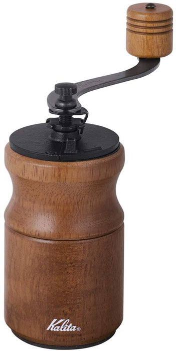 Kalita KH-10 Antique Coffee Grinder - Wooden Hand Grind for Outdoor Camping