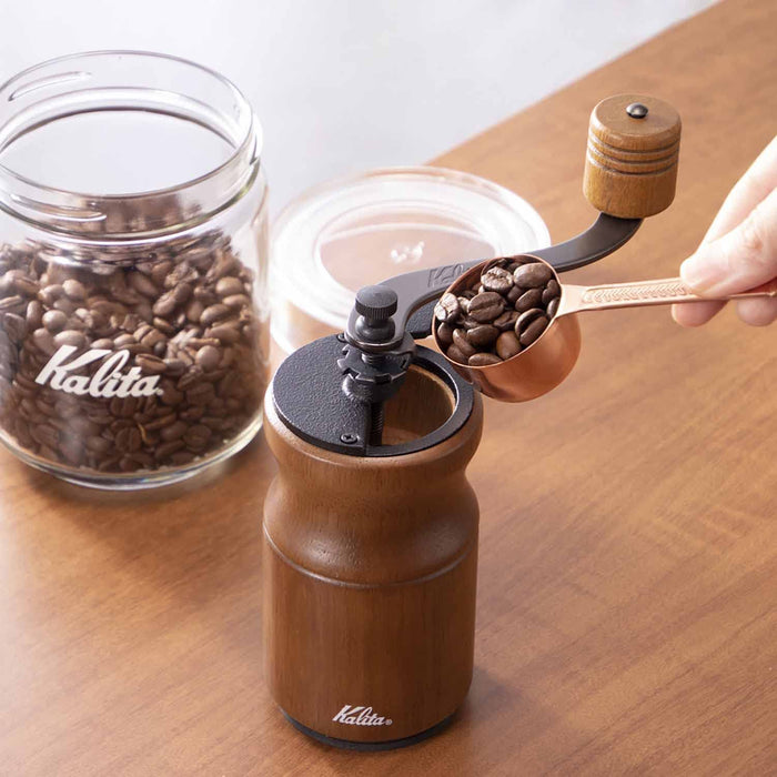 Kalita KH-10 古董咖啡研磨機 - 戶外露營用木製手磨