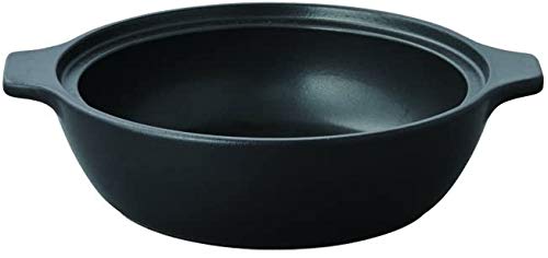 Kinto Kakomi Ih Clay Pot 1.2L Black - Authentic Japanese Cookware