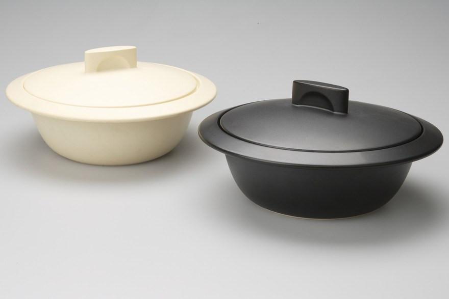 Kogiku Japan Black Induction Donabe Pot - Premium Earthenware Casserole