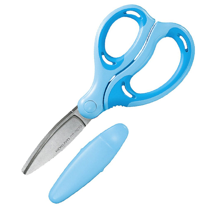 Kokuyo Japan Aerofit Sakusa Glueless Blade Blue Kids Scissors - P270B