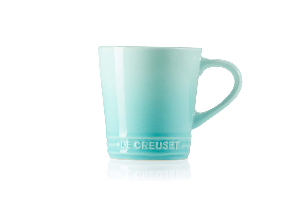 Le Creuset Cool Mint 日本马克杯 - 350 毫升 耐热耐寒，可放入微波炉加热