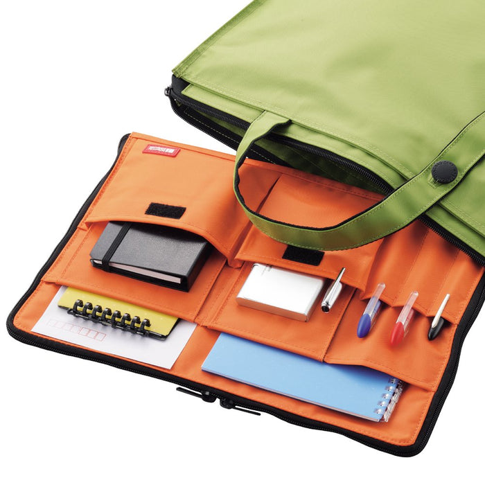 Lihit Lab A7554-4 A4 Orange Inner Bag | Made In Japan