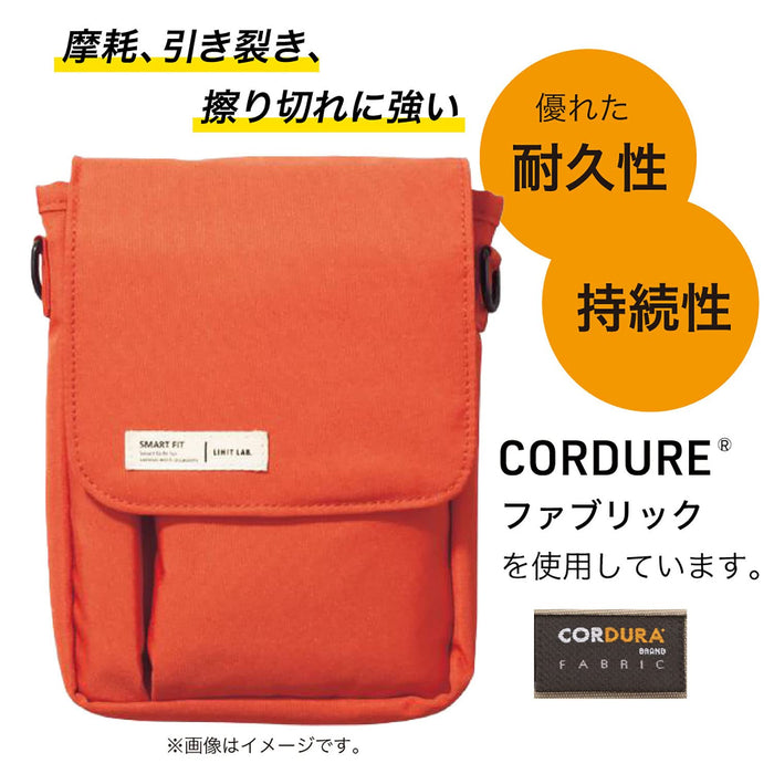 Lihit Lab A7574-4 A6 Carrying Pouch - Orange, Made In Japan