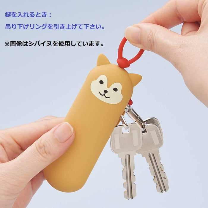 Lihit Lab Key Case Slim Mikeneko A7785-7 Japan's Top Choice for Organizing Keys