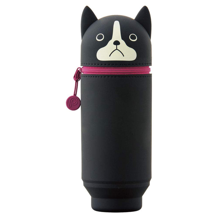 Lihit Lab 大号笔盒 Boston Terrier A7714-8 - 用户友好型存储解决方案