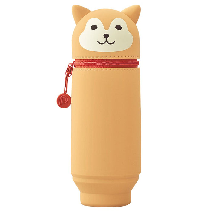 Lihit Lab Big Punilab Shibainu Pen Case A7714-2 - Made In Japan