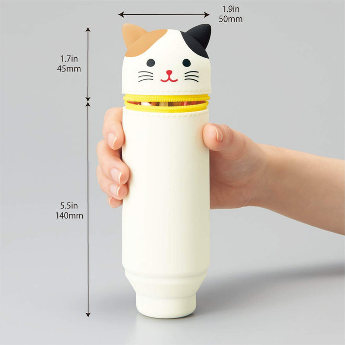 Lihit Lab Pen Case Hachiwareneko A7712-4 Convenient and Stylish Storage