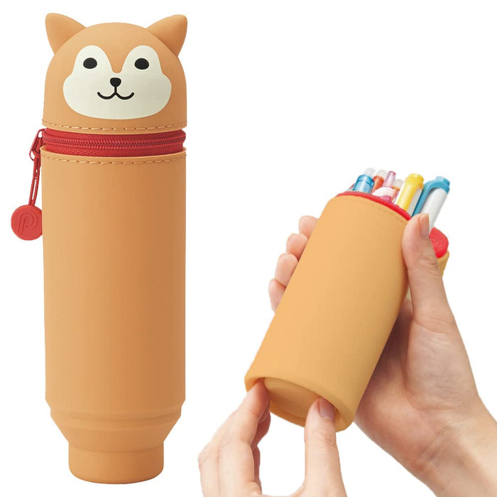 Lihit Lab Shibainu A7712-2 立式筆袋|日本製造