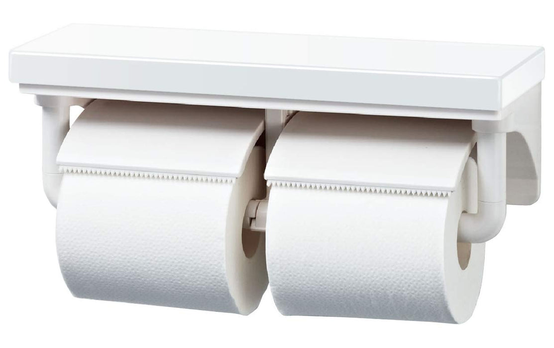 Lixil Inax Double Paper Roller Shelf - White, Japan (Cf-Aa64Ku/Wa)